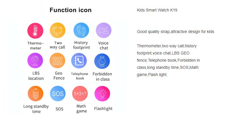 Q19 Children Smartwatch Kids Smart Watch