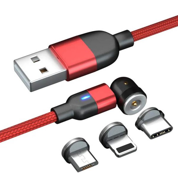 Câble magnétique de charge rapide USB 2.4A léger