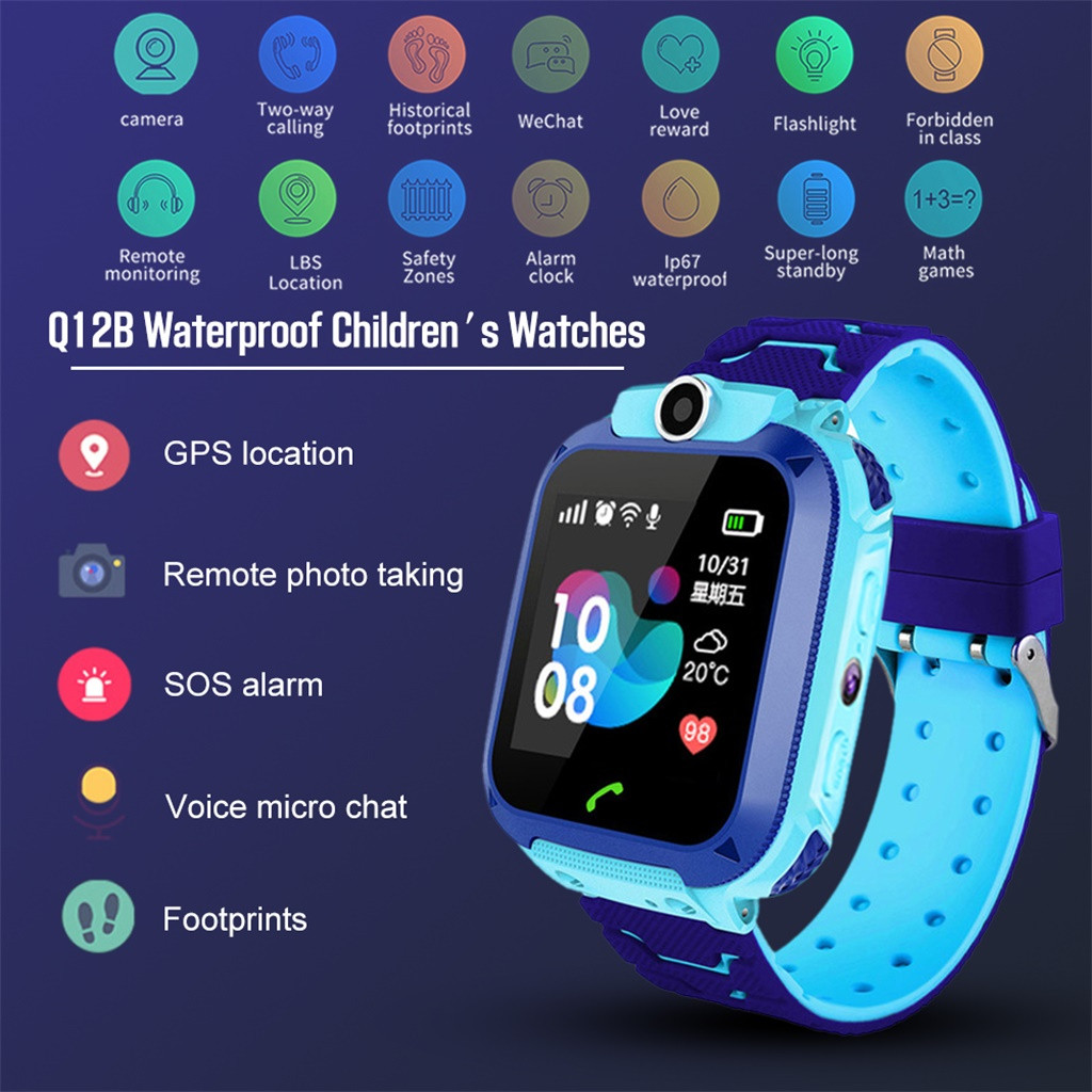 Q12 Kids Smart Watch Children Phone Smartwatch