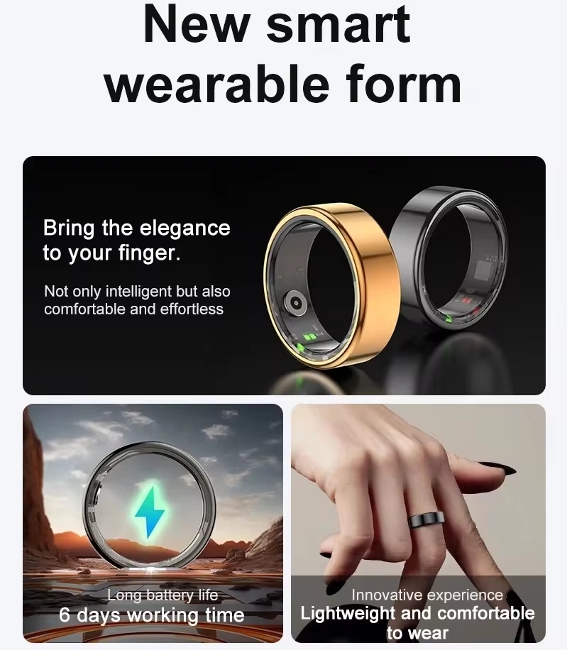 Fitness Health Tracker R02 Smart Ring-dec